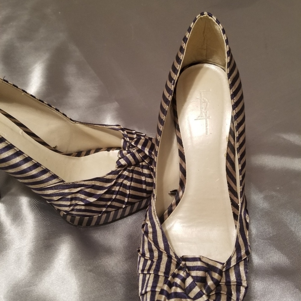 Blue and Gold heels